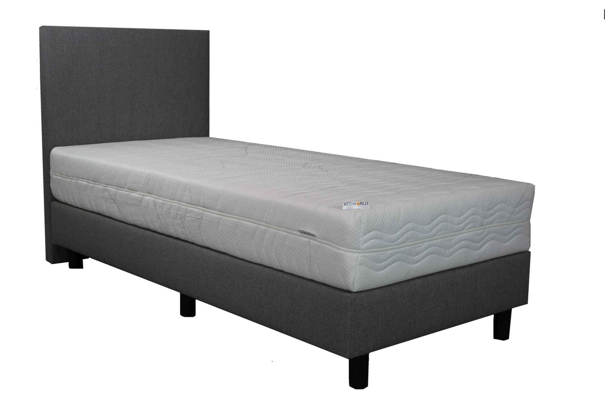 Budget Boxspring 1-Persoons – Grijs Comfort Gold HR55