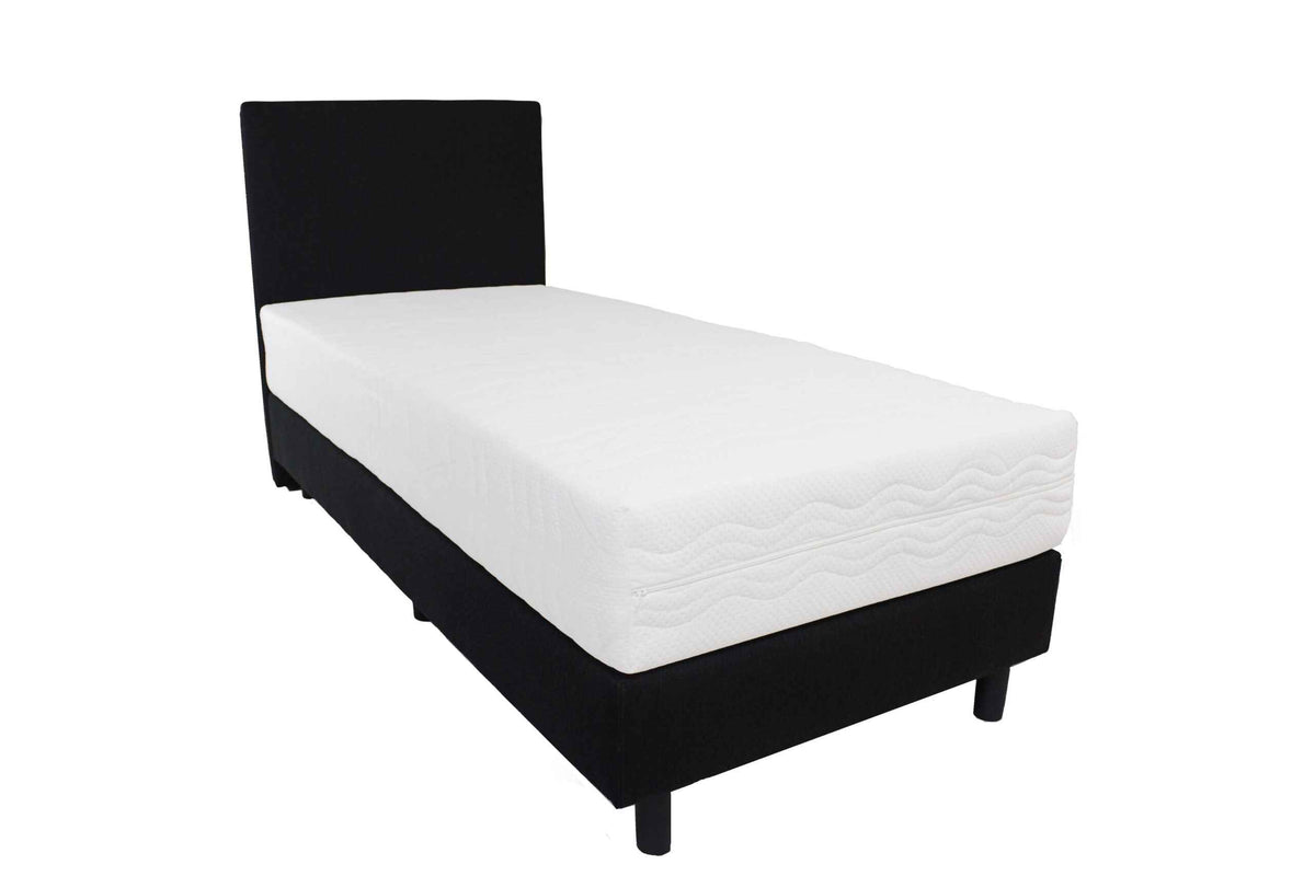 Budget Boxspring 1-Persoons – Zwart Comfort Gold HR55