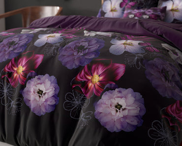 Magic Flower Dekbedovertrek – Paars - Bedworld B.V.