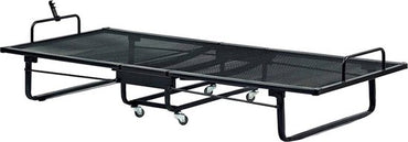 Luxe vouwbed antraciet 90x200 cm - Spiraal - Bedworld B.V.