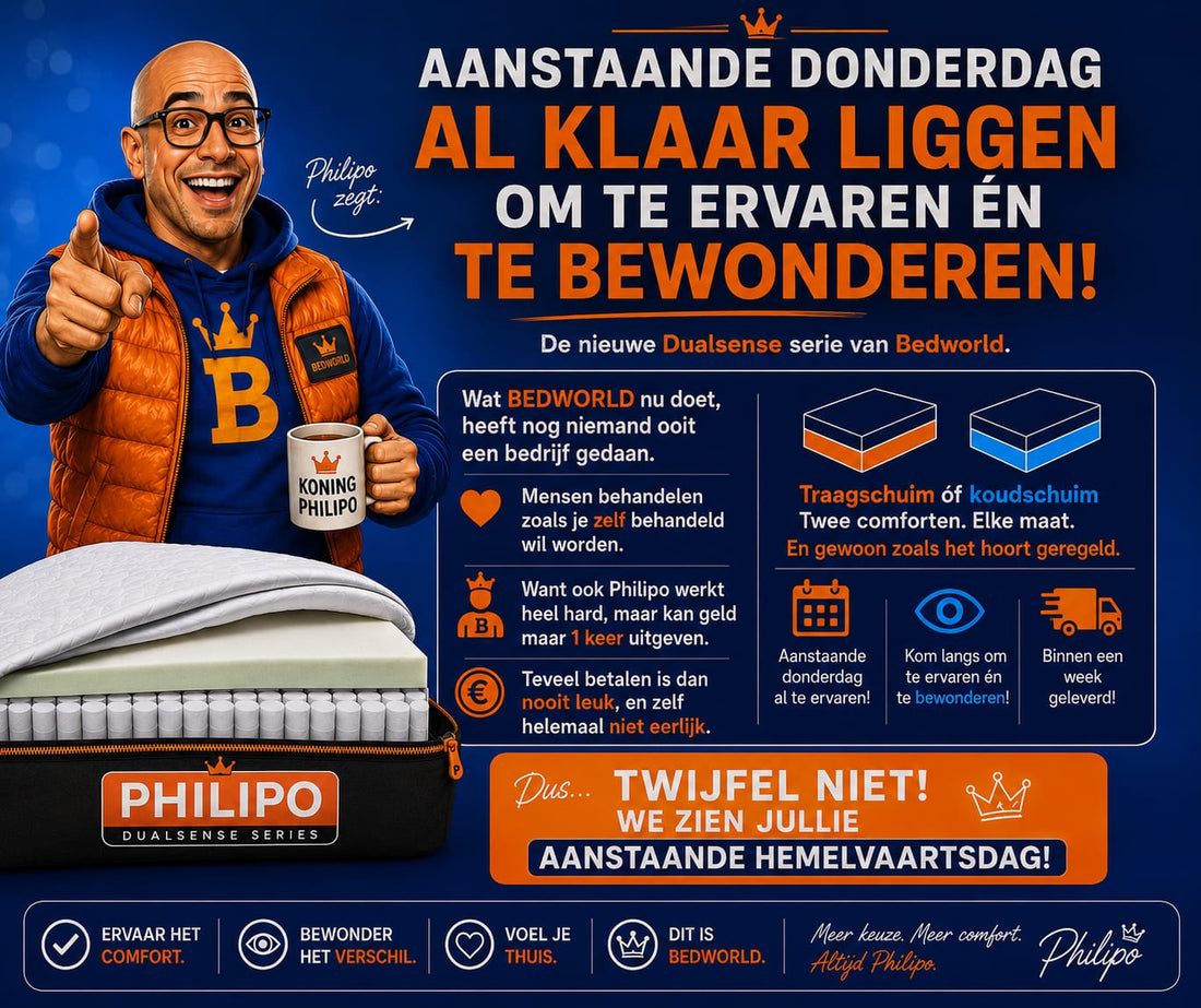 AANSTAANDE DONDERDAG IS HET ZOVER!&nbsp; - Bedworld B.V.