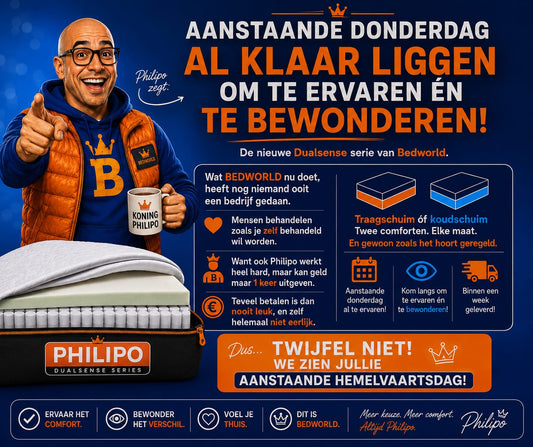 AANSTAANDE DONDERDAG IS HET ZOVER!&nbsp; - Bedworld B.V.