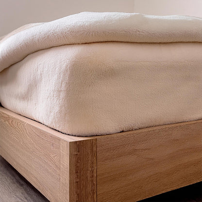 Teddy hoeslaken Off White - Bedworld B.V.