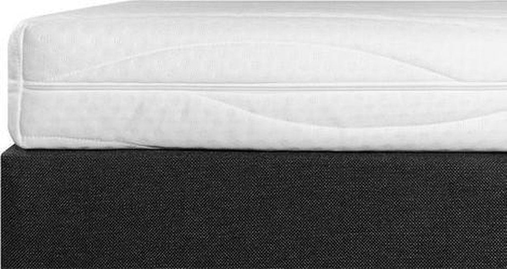 Boxspring Student Basic Zwart - 180x220 cm - Comfort Foam Matras - Bedworld B.V.