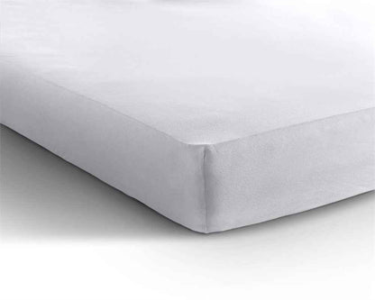Dubbel Jersey 220 gr. Hoeslaken Wit 160/180 x 200/220
