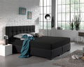 Dubbel Jersey 220 gr. Hoeslaken Zwart 160/180 x 200/220