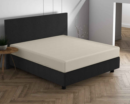 Dubbel Jersey 220 gr. Hoeslaken Creme
