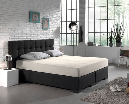 Double Jersey Fitted Sheet Cream 220 gsm - 140 x 200/220