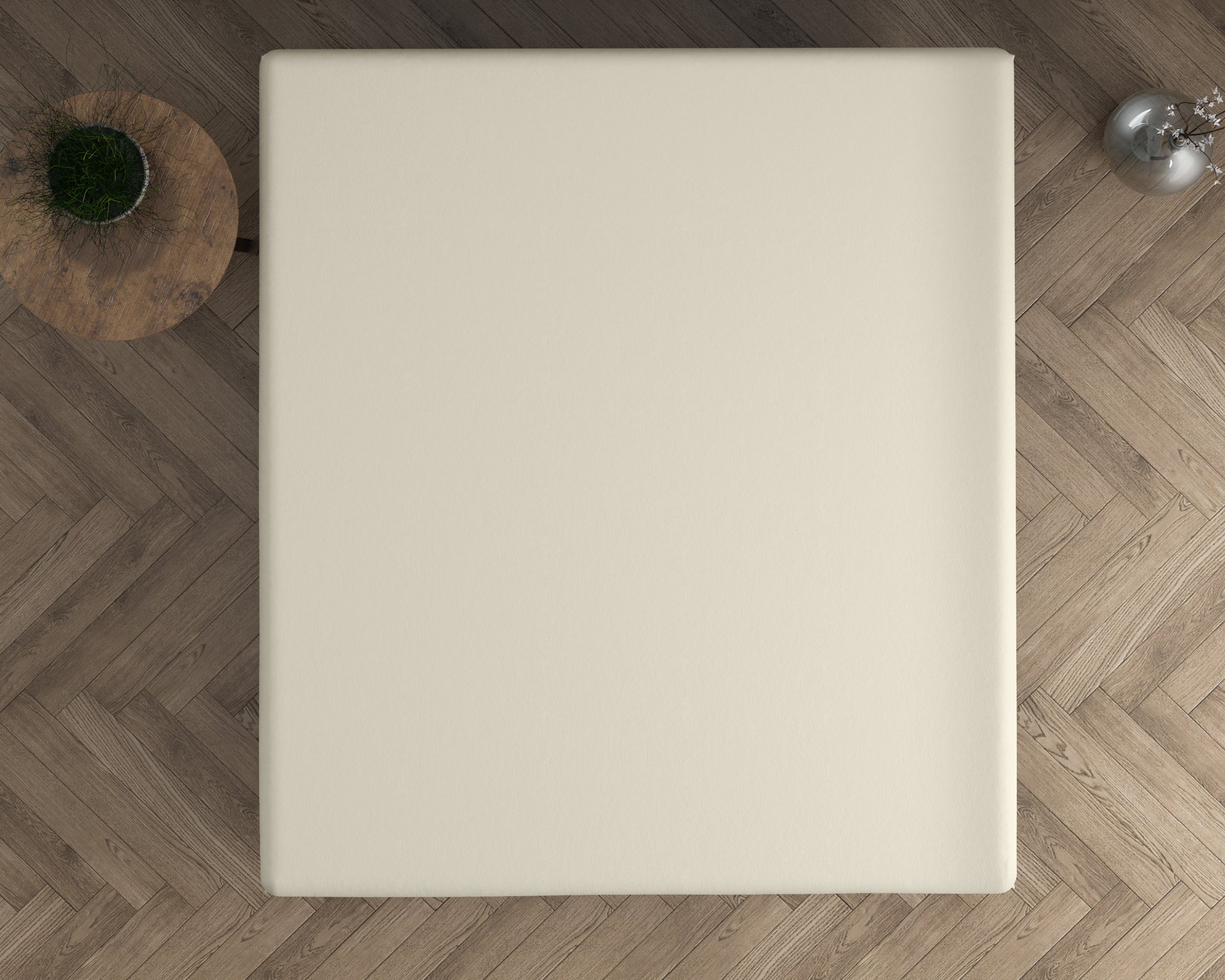 Dubbel Jersey 220 gr. Hoeslaken Creme 140 x 200/220