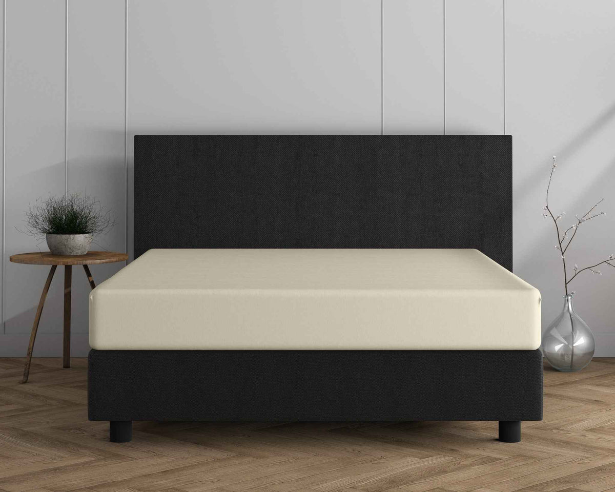 Dubbel Jersey 220 gr. Hoeslaken Creme 160/180 x 200/220