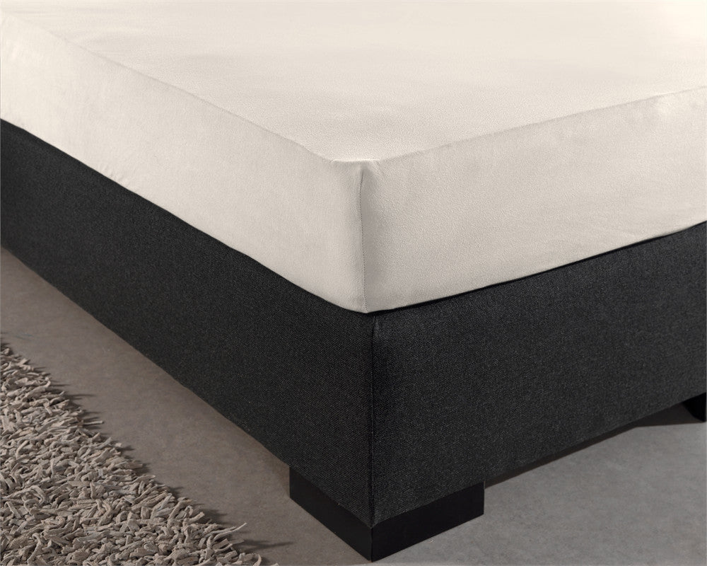 Double Jersey Fitted Sheet Cream 220g - 160/180 x 200/220