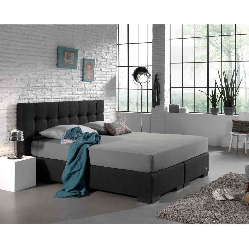 Dubbel Jersey 220 gr. Hoeslaken Grijs 140 x 200/220