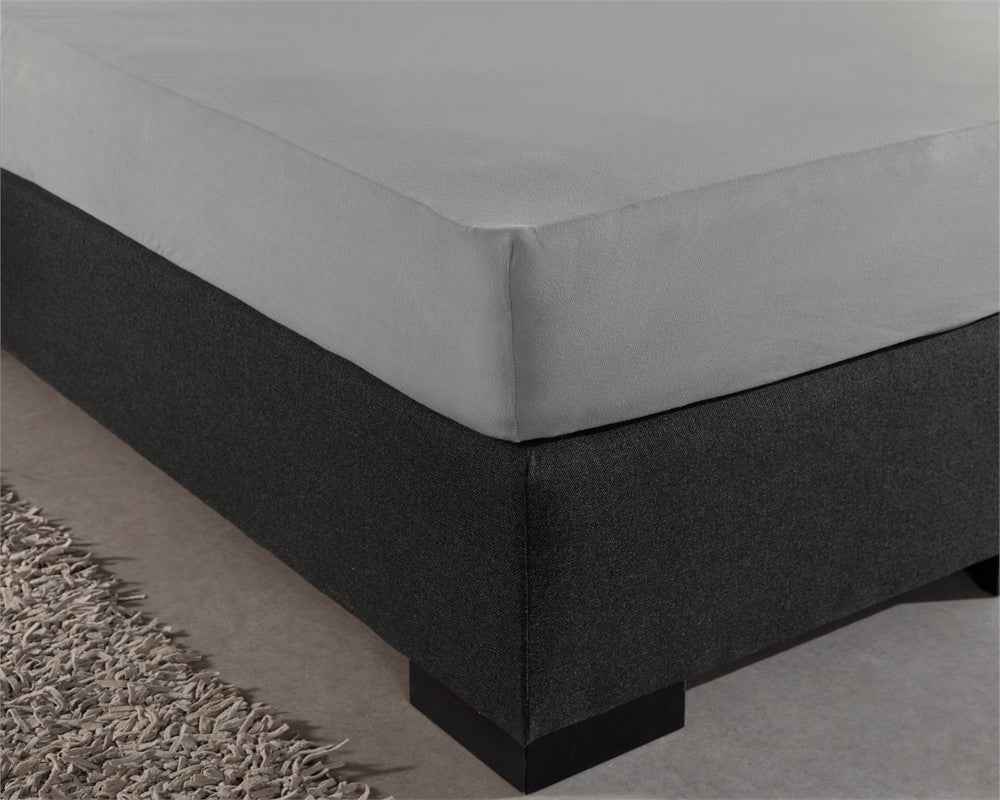 Dubbel Jersey 220 gr. Hoeslaken Grijs 160/180 x 200/220