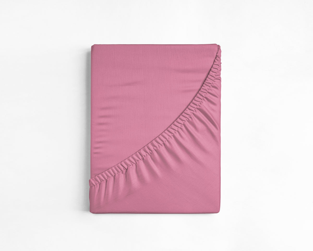 Katoenen Hoeslaken Roze 70 x 200 - Bedworld B.V.
