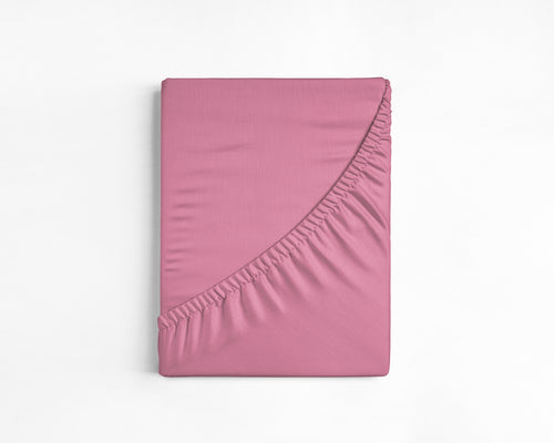 Katoenen Hoeslaken Roze 70 x 200 - Bedworld B.V.