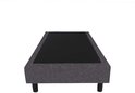 Boxspring 90x210 Linnenlook Donker grijs - Bedworld B.V.