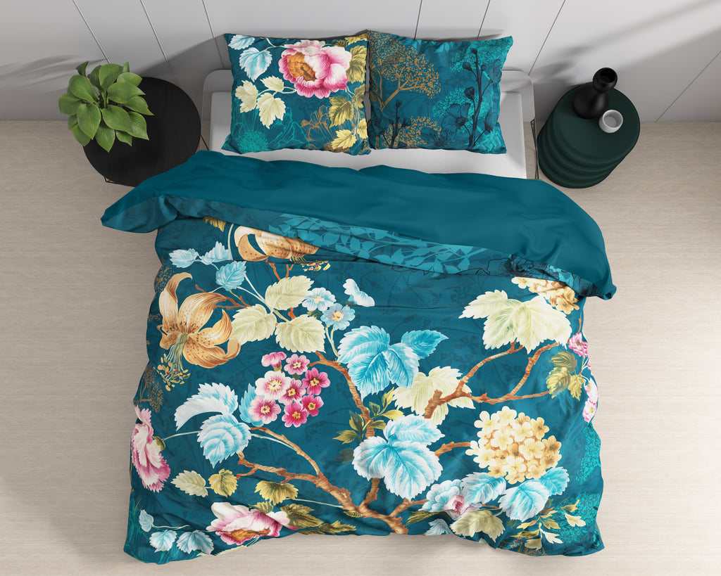 Dreamhouse Nature Chanda Blauw Dekbedovertrek