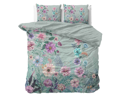 Dreamhouse Nature Flore Blauw Dekbedovertrek