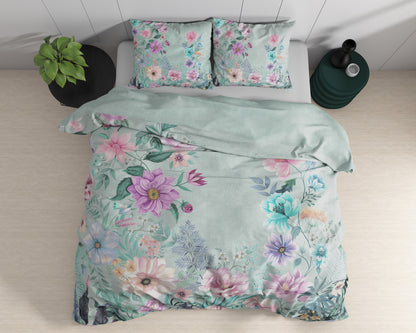 Dreamhouse Nature Flore Blue Duvet Cover