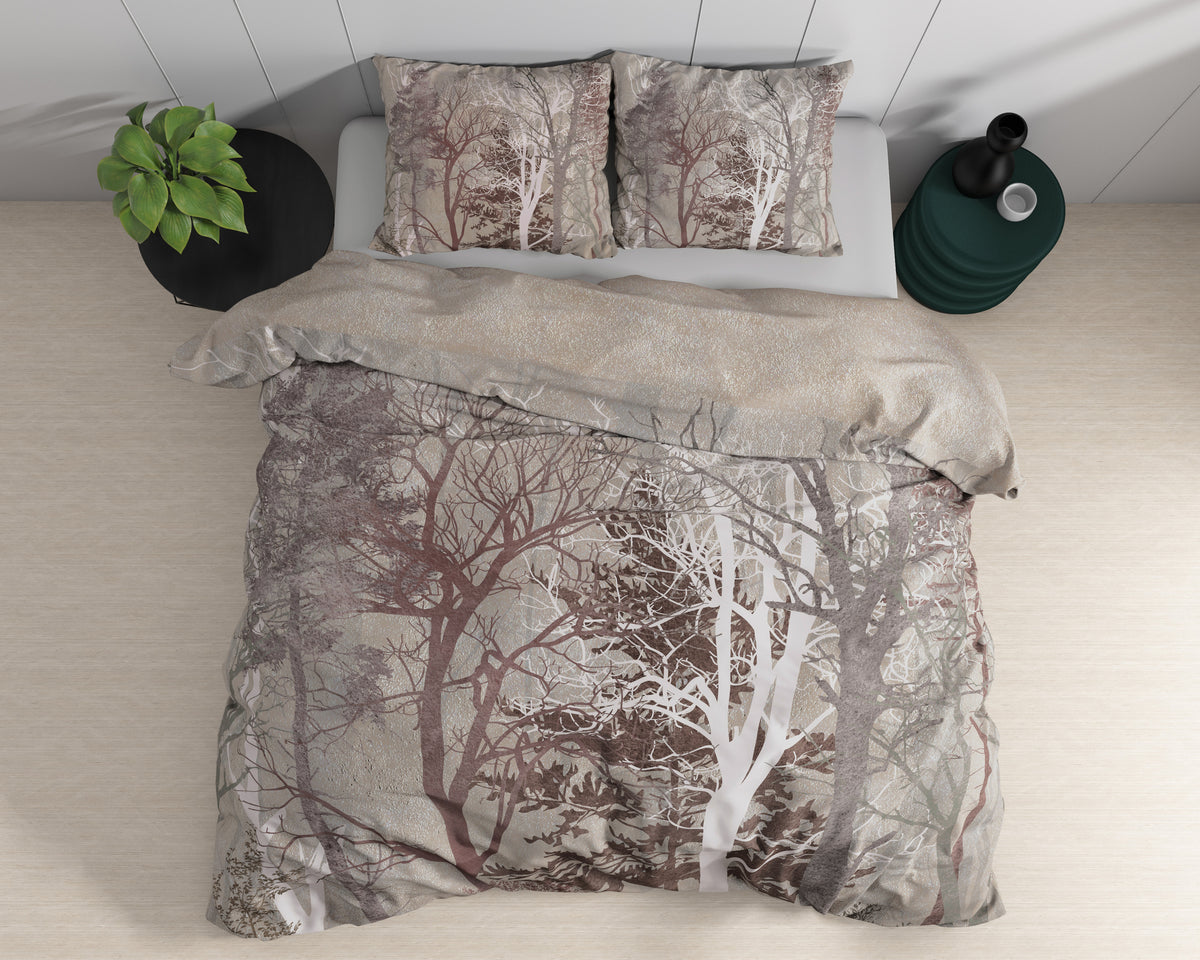 Dreamhouse Nature Indre Taupe Duvet Cover