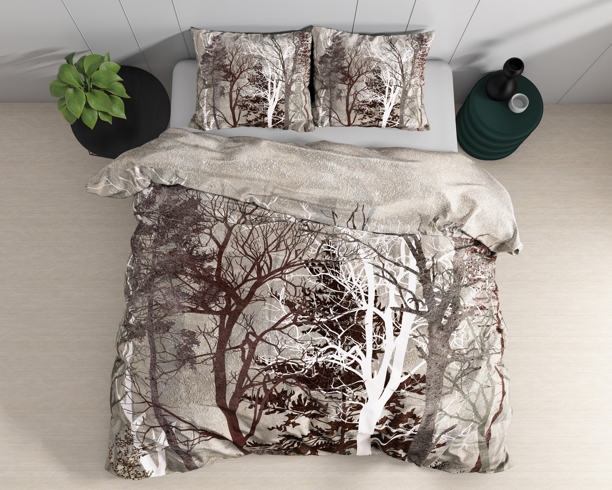 Dreamhouse Nature Indre Taupe Dekbedovertrek