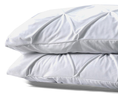 Velvet Pintuck 2pack kussenslopen Wit - Bedworld B.V.
