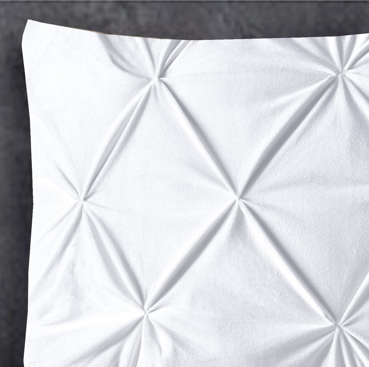 Velvet Pintuck 2pack kussenslopen Wit - Bedworld B.V.