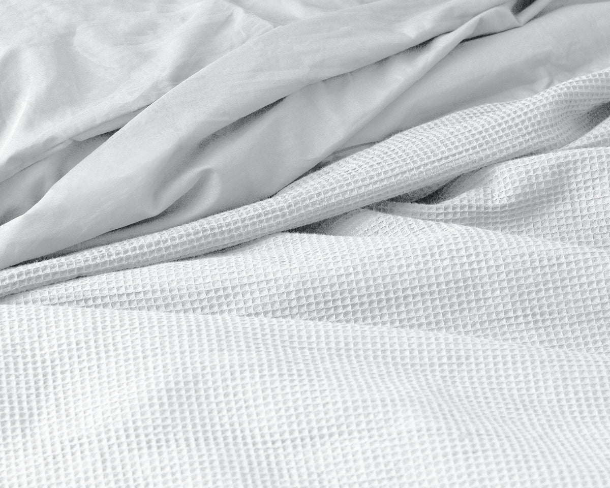 Waffle Wit 140 x 200/260 - Bedworld B.V.