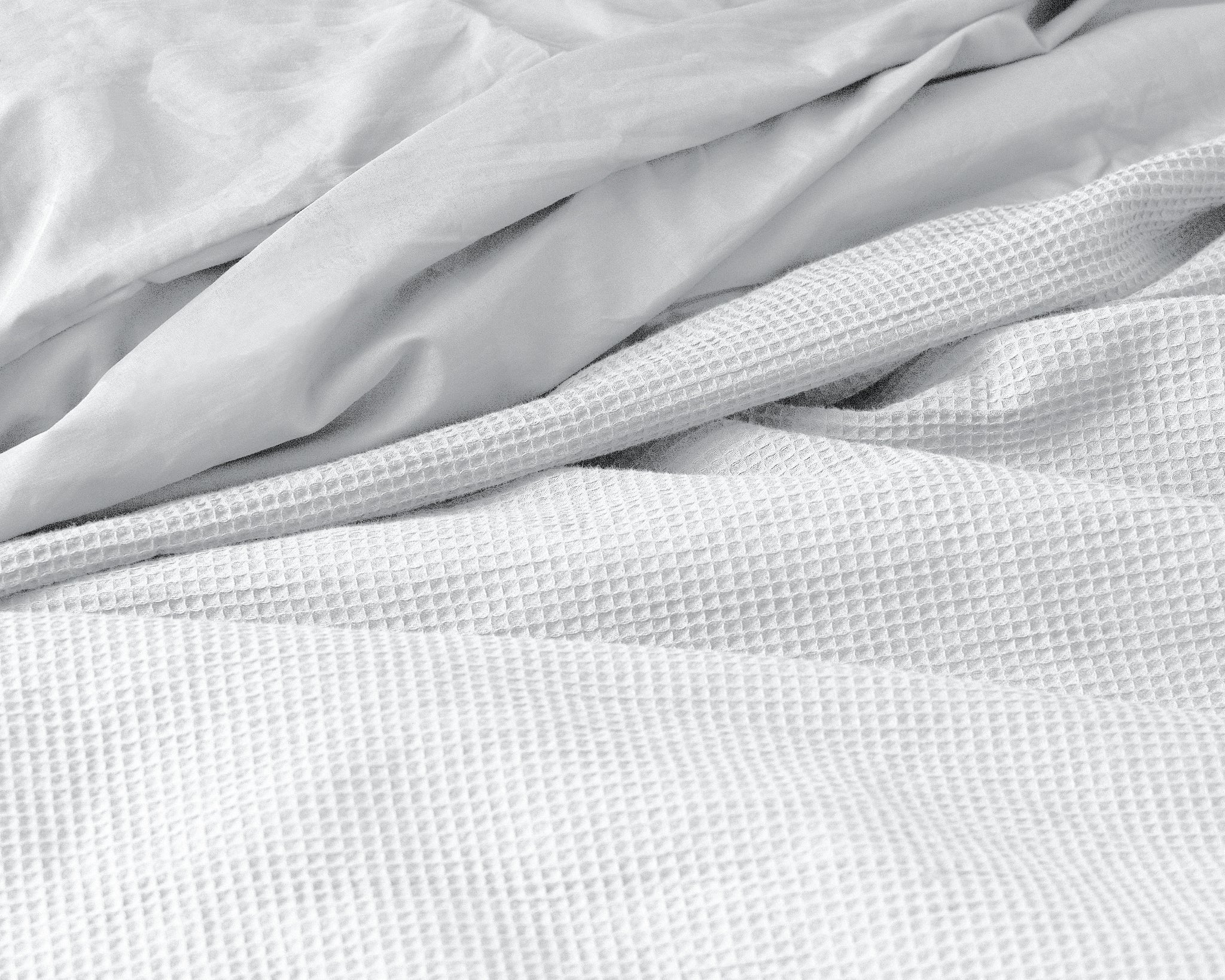 Waffle Wit 140 x 200/260 - Bedworld B.V.