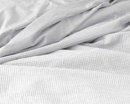 Waffle Wit 140 x 200/260 - Bedworld B.V.