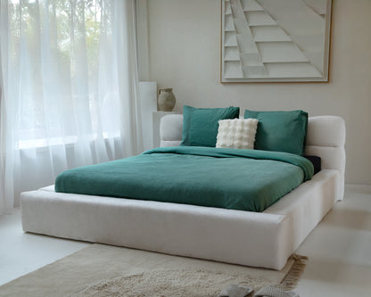 Waffle Groen 140 x 200/260 - Bedworld B.V.