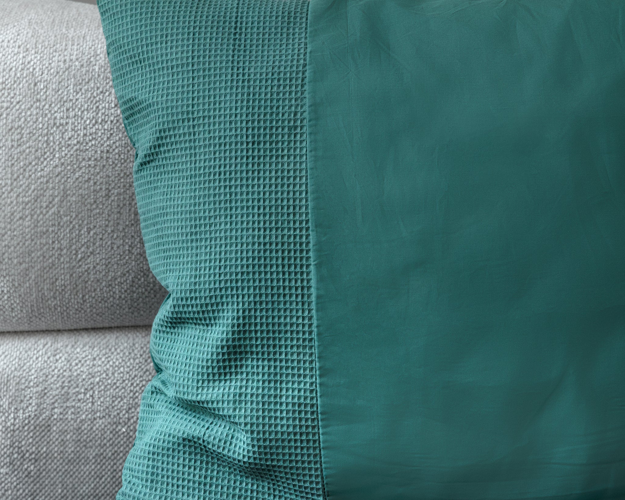 Waffle Groen 140 x 200/260 - Bedworld B.V.