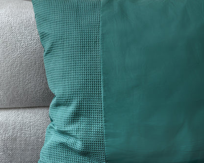 Waffle Groen 140 x 200/260 - Bedworld B.V.