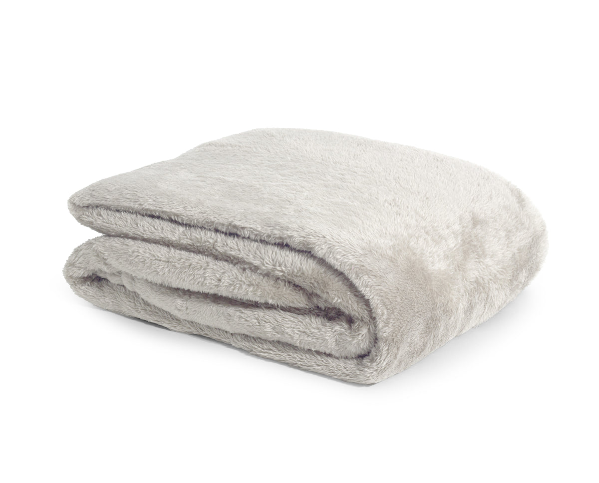Teddy plaid Beige 150 x 200 - Bedworld B.V.