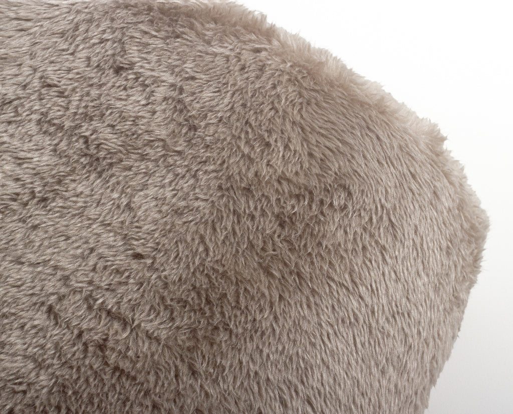 Teddy plaid Diep Taupe 150 x 200 - Bedworld B.V.