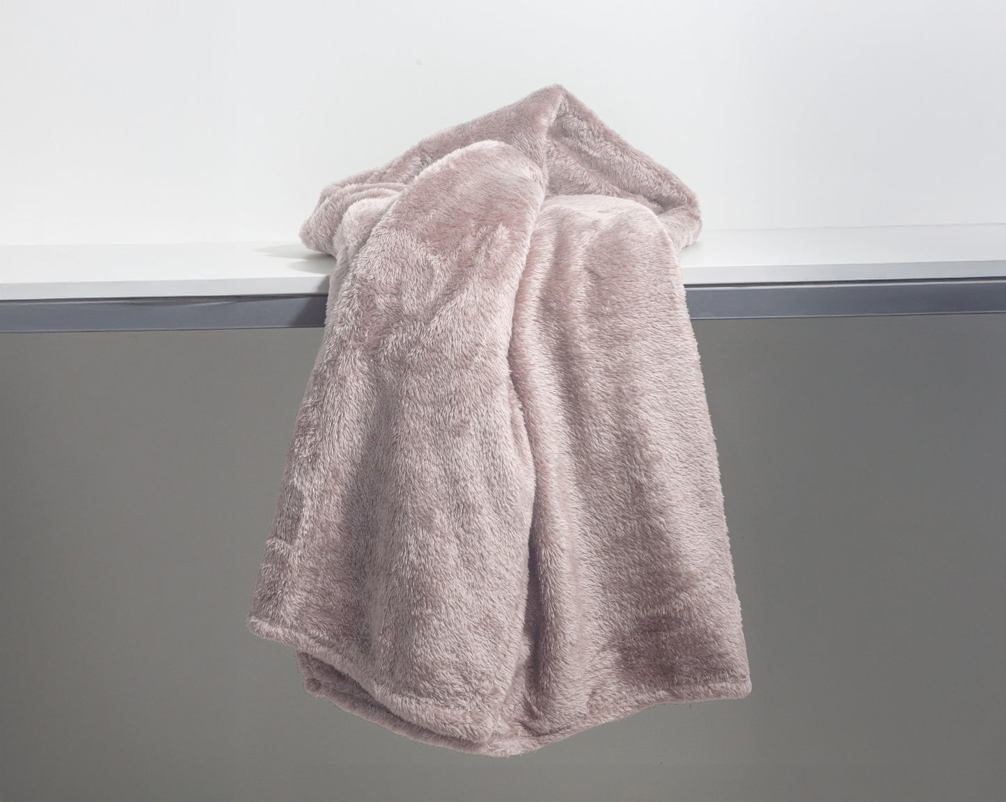 Teddy plaid Poeder Roze 150 x 200 - Bedworld B.V.