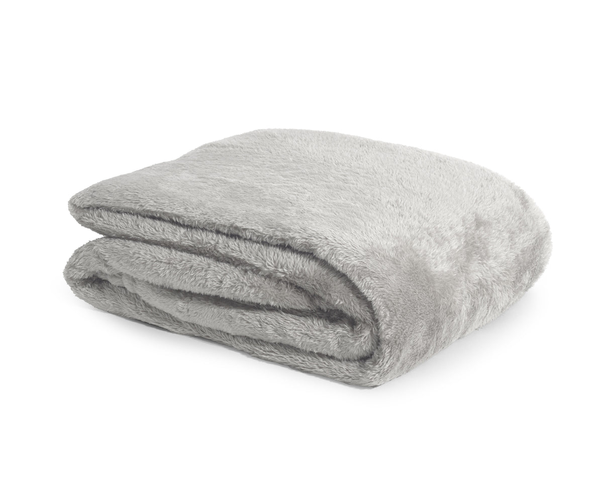 Teddy plaid Taupe 150 x 200 - Bedworld B.V.