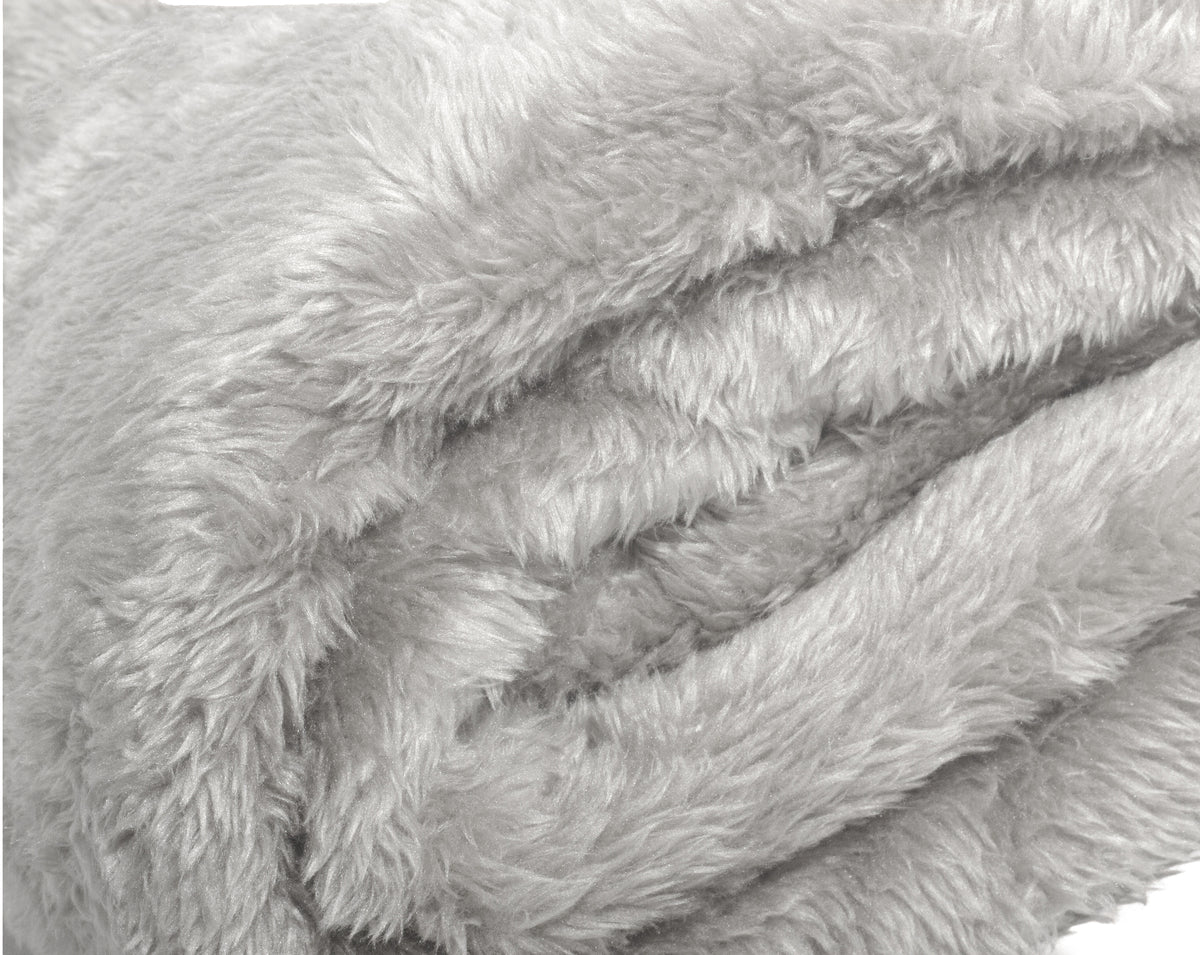 Teddy plaid Taupe 150 x 200 - Bedworld B.V.