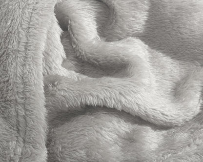 Teddy plaid Taupe 150 x 200 - Bedworld B.V.