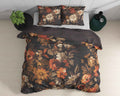 Art flowers Bruin 200X200/220 + 2 x kussenslopen 60x70