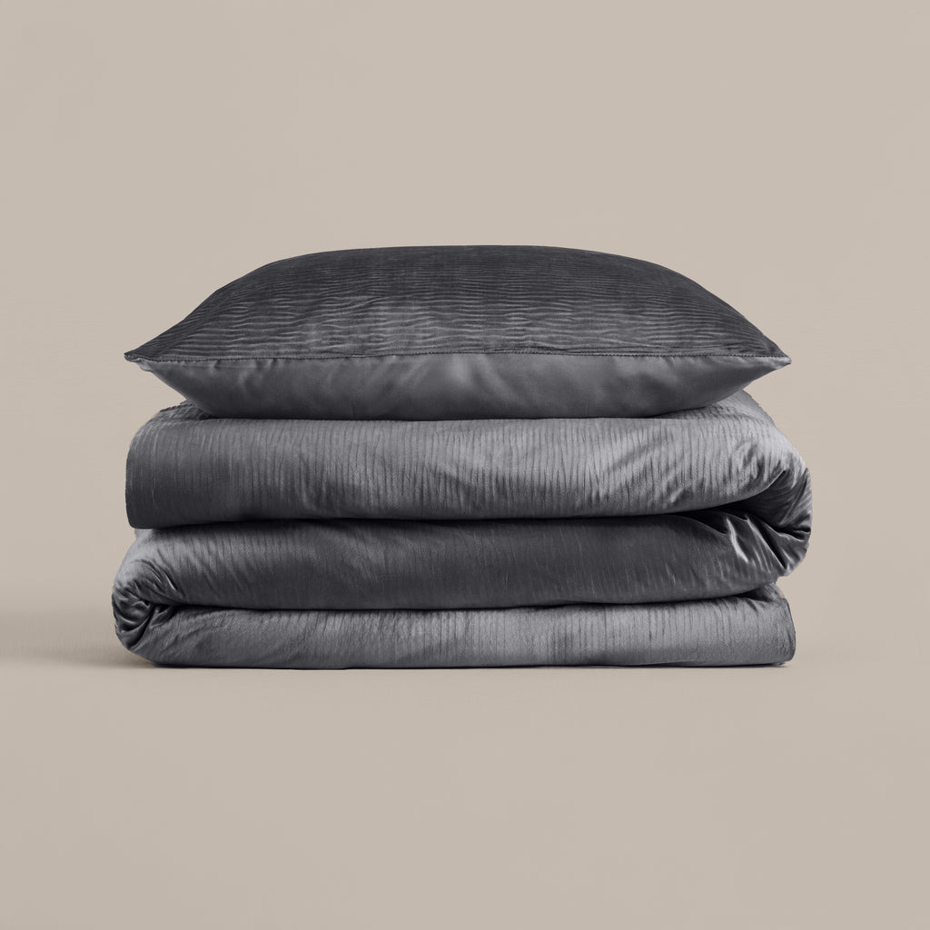 Velvet Cartier Antraciet - Dekbedovertrek - Bedworld B.V.