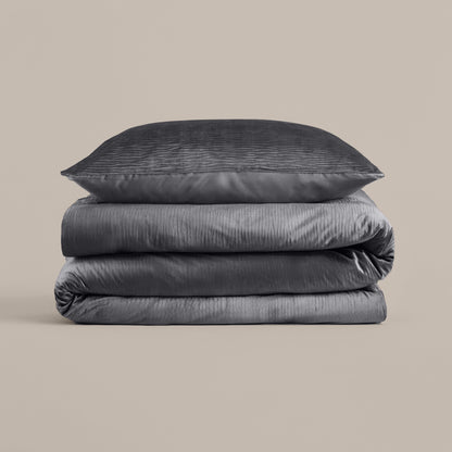 Velvet Cartier Antraciet - Dekbedovertrek - Bedworld B.V.