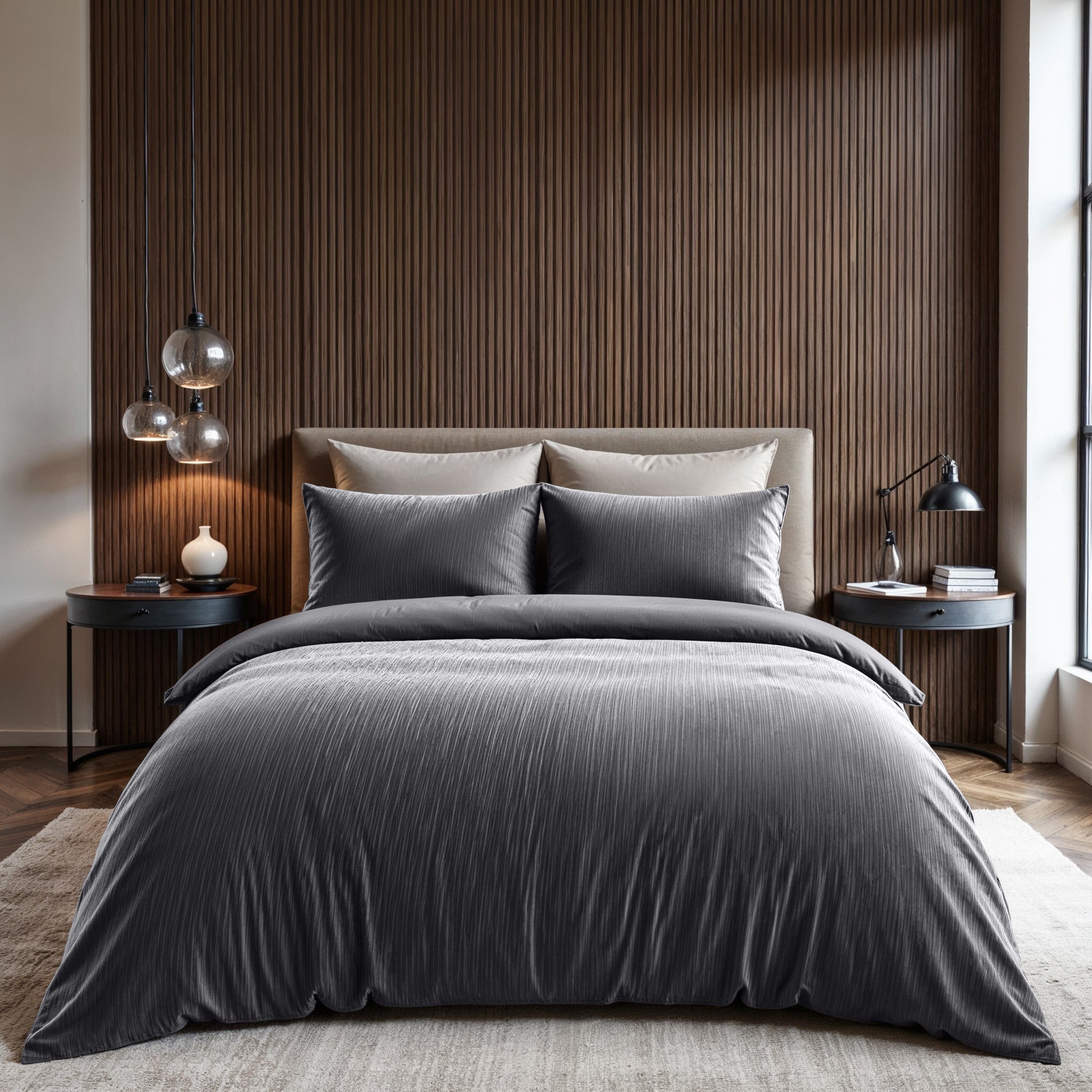 Velvet Cartier Antraciet - Dekbedovertrek - Bedworld B.V.