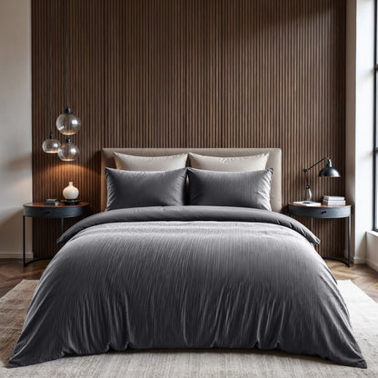 Velvet Cartier Antraciet - Dekbedovertrek - Bedworld B.V.