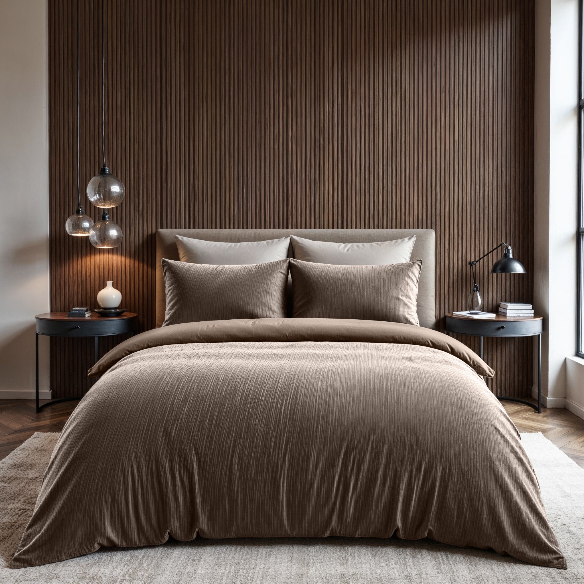 Velvet Cartier Taupe - Dekbedovertrek - Bedworld B.V.