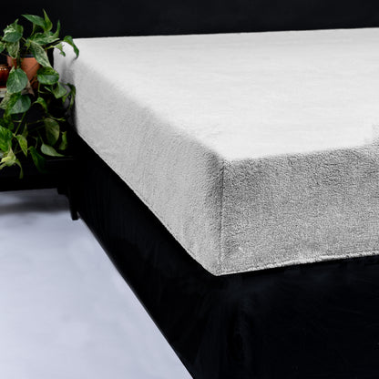 Teddy hoeslaken Grijs 90 x 200 - Bedworld B.V.