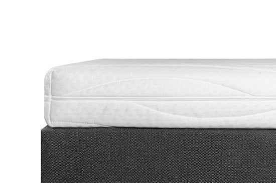 Boxspring Student Basic Antraciet - 180x220 cm - Comfort Foam Matras - Bedworld B.V.