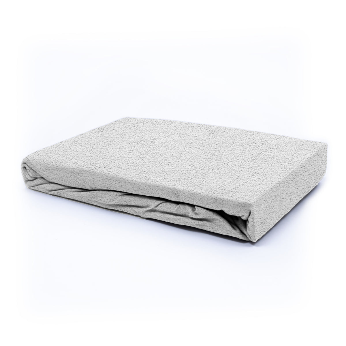 Teddy hoeslaken Grijs 90 x 200 - Bedworld B.V.