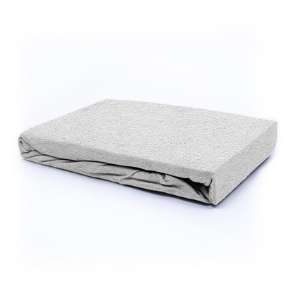 Teddy hoeslaken Grijs 90 x 200 - Bedworld B.V.