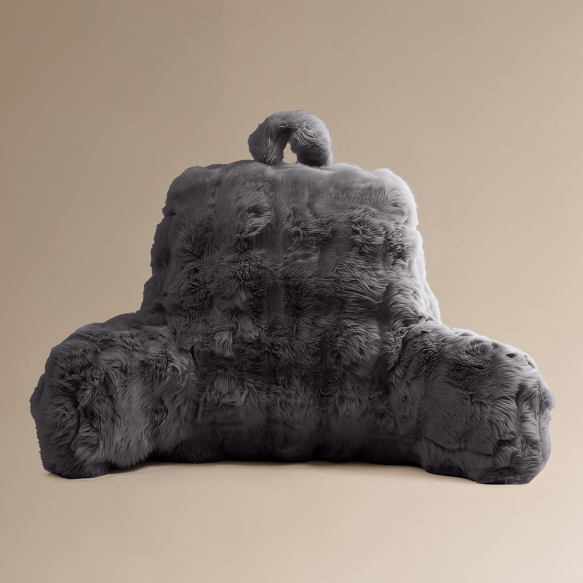 Bedrest Pompom Antraciet 34 x 50 - Bedworld B.V.